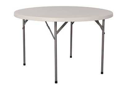 Mesa Plegable Redonda Treska Dia.120*74cm